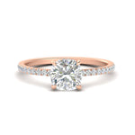 Load image into Gallery viewer, cushion-cut-pave-underhalo-engagement-ring-in-rose-gold-FDENR11490CUR-NL-RG.jpg?v=1761729736