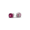 Load image into Gallery viewer, cushion-cut-pink-sapphire-basket-stud-earring-1-carat-in-white-gold-fdear10411cugsadrpiangle4-1.00ct-nl-wg.jpg