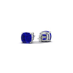 Load image into Gallery viewer, cushion-cut-sapphire-basket-stud-earring-1-carat-in-white-gold-fdear10411cugsablangle4-1.00ct-nl-wg.jpg