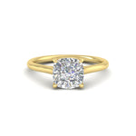 Load image into Gallery viewer, cushion-cut-stunning-solitaire-diamond-ring-in-yellow-gold-FD11296CUR-NL-YG