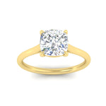 Load image into Gallery viewer, cushion-cut-stunning-solitaire-diamond-ring-in-yellow-gold-FD11296CURANGLE5-NL-YG