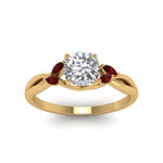 Load image into Gallery viewer, cushion-cut-twisted-petal-diamond-engagement-ring-with-ruby-in-14K-yellow-gold-FD8300CURGRUDR-NL-YG.jpg