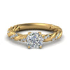 Load image into Gallery viewer, Cushion Cut Twisted Vine Engagement Ring