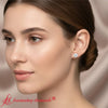 Load image into Gallery viewer, cushion-diamond-basket-stud-earring-1-carat-in-rose-gold-fdear10411cu-model-nl-rg