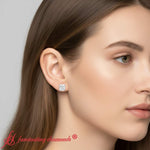 Load image into Gallery viewer, cushion-diamond-basket-stud-earring-1-carat-in-white-gold-fdear10411cu-model-nl-wg