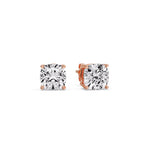 Load image into Gallery viewer, Cushion Diamond Basket Stud Earring