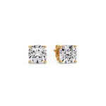 Load image into Gallery viewer, Cushion Diamond Basket Stud Earring