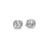 Load image into Gallery viewer, Bezel Set Cushion Diamond Stud Earrings