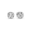 Load image into Gallery viewer, Bezel Set Cushion Diamond Stud Earrings