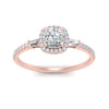 Load image into Gallery viewer, cushion-shaped-diamond-ring-with-baguette-accented-in-rose-gold-FD10047CURANGLE5-NL-RG_31607eed-90f1-4641-8fa2-fd83dbc80548