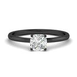 Load image into Gallery viewer, Tulip Solitaire Cushion Engagement Ring
