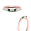 Load image into Gallery viewer, custom-emerald-shared-prong-wedding-band-in-FD9289BGEMGR-ANGLE3-NL-RG