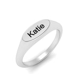 Load image into Gallery viewer, Name Signet Ring