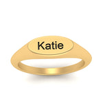 Load image into Gallery viewer, Name Signet Ring