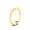 Load image into Gallery viewer, custom-plain-curved-contour-wedding-band-in-yellow-gold-fdens2255bangle2-nl-yg-ws3-hw