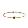 Load image into Gallery viewer, cute-disc-chain-black-diamond-bracelet-in-FDBRC9757GBLACKANGLE2-NL-YG