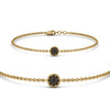 Load image into Gallery viewer, cute-disc-chain-black-diamond-bracelet-in-FDBRC9757GBLACKANGLE2-NL-YG