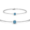 Load image into Gallery viewer, cute-disc-chain-blue-topaz-bracelet-in-FDBRC9757GICBLTOANGLE2-NL-WG
