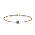 Load image into Gallery viewer, cute-disc-chain-blue-topaz-bracelet-in-FDBRC9757GICBLTOANGLE2-NL-YG