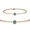 Load image into Gallery viewer, cute-disc-chain-blue-topaz-bracelet-in-FDBRC9757GICBLTOANGLE2-NL-YG