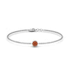 Load image into Gallery viewer, cute-disc-chain-orange-sapphire-bracelet-in-FDBRC9757GSAORANGLE2-NL-WG