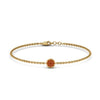Load image into Gallery viewer, cute-disc-chain-orange-sapphire-bracelet-in-FDBRC9757GSAORANGLE2-NL-YG