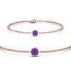 Load image into Gallery viewer, cute-disc-chain-purple-topaz-bracelet-in-FDBRC9757GVITOANGLE2-NL-RG