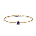 Load image into Gallery viewer, cute-disc-chain-sapphire-bracelet-in-FDBRC9757GSABLANGLE2-NL-YG