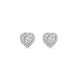 Load image into Gallery viewer, cute-heart-diamond-halo-earrings-in-white-gold-FDEAR11270HTANGLE1-NL-WG