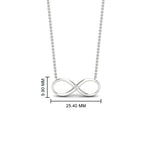 Load image into Gallery viewer, cute-infinity-diamond-pendant-in-FDPD11289-NL-WG