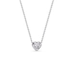 Load image into Gallery viewer, Solitaire Bezel Heart Shape Pendant