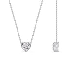 Load image into Gallery viewer, Solitaire Bezel Heart Shape Pendant