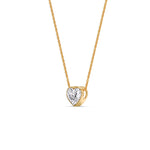 Load image into Gallery viewer, Solitaire Bezel Heart Shape Pendant