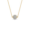 Load image into Gallery viewer, dainty-half-carat-diamond-cluster-ball-necklace-in-14K-yellow-gold-FDPD8433ANGLE2-NL-YG