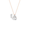 Load image into Gallery viewer, dainty-mini-3-stone-pendant-necklace-in-FDPD1129-0.30CT-NL-RG