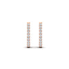 Load image into Gallery viewer, delicate-0.50-ct-diamond-huggie-hoop-earring-in-rose-gold-FDEAR11260ANGLE2-0.50-NL-RG