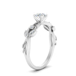 Load image into Gallery viewer, delicate-flower-round-diamond-ring-in-white-gold-FDENR2598ROR-NL-WG