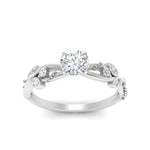 Load image into Gallery viewer, delicate-flower-round-diamond-ring-in-white-gold-FDENR2598ROR-NL-WG