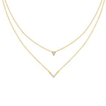 Load image into Gallery viewer, delicate-stacking-diamond-necklace-in-FDPD9941ANGLE1-NL-YG