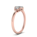 Load image into Gallery viewer, Radiant Cut Delicate Three Stone Ring