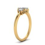 Load image into Gallery viewer, Radiant Cut Delicate Three Stone Ring