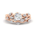 Load image into Gallery viewer, delicate-vine-round-cut-diamond-bridal-ring-set-in-rose-gold-fdens11510ro-nl-rg_e14f1809-f127-4f09-80f9-d6f4855bcb08?v=1757568205