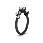 Load image into Gallery viewer, delicate-vine-round-cut-diamond-engagement-ring-in-black-gold-fd11510rangle2-nl-bg?v=1758686964