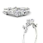 Delicate Vine Engagement Ring