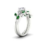 Load image into Gallery viewer, Delicate Vine Round Cut Bridal Set