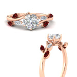 Load image into Gallery viewer, delicate-vine-round-cut-ruby-engagement-ring-in-rose-gold-fd11510rgrudrangle3-nl-rg?v=1758686964