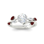 Load image into Gallery viewer, delicate-vine-round-cut-ruby-engagement-ring-in-white-gold-fdens11510rorgrudrangle5-nl-wg?v=1758686964
