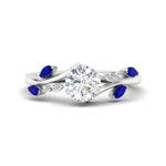 Load image into Gallery viewer, delicate-vine-round-cut-sapphire-engagement-ring-in-white-gold-fdens11510rorgsabl-nl-wg?v=1758686964