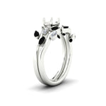 Load image into Gallery viewer, Delicate Vine Semi Mount Bridal Set