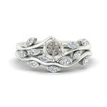 Load image into Gallery viewer, delicate-vine-semi-mount-diamond-bridal-ring-set-in-white-gold-fdens11510sm-nl-wg_30fd567b-158a-4f55-b196-7b19ae09d022?v=1757567811